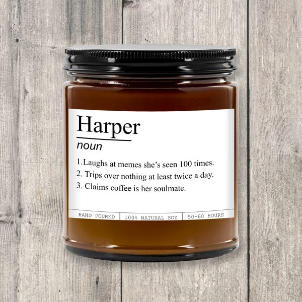 Personalized Name Definition Candle - Image 4